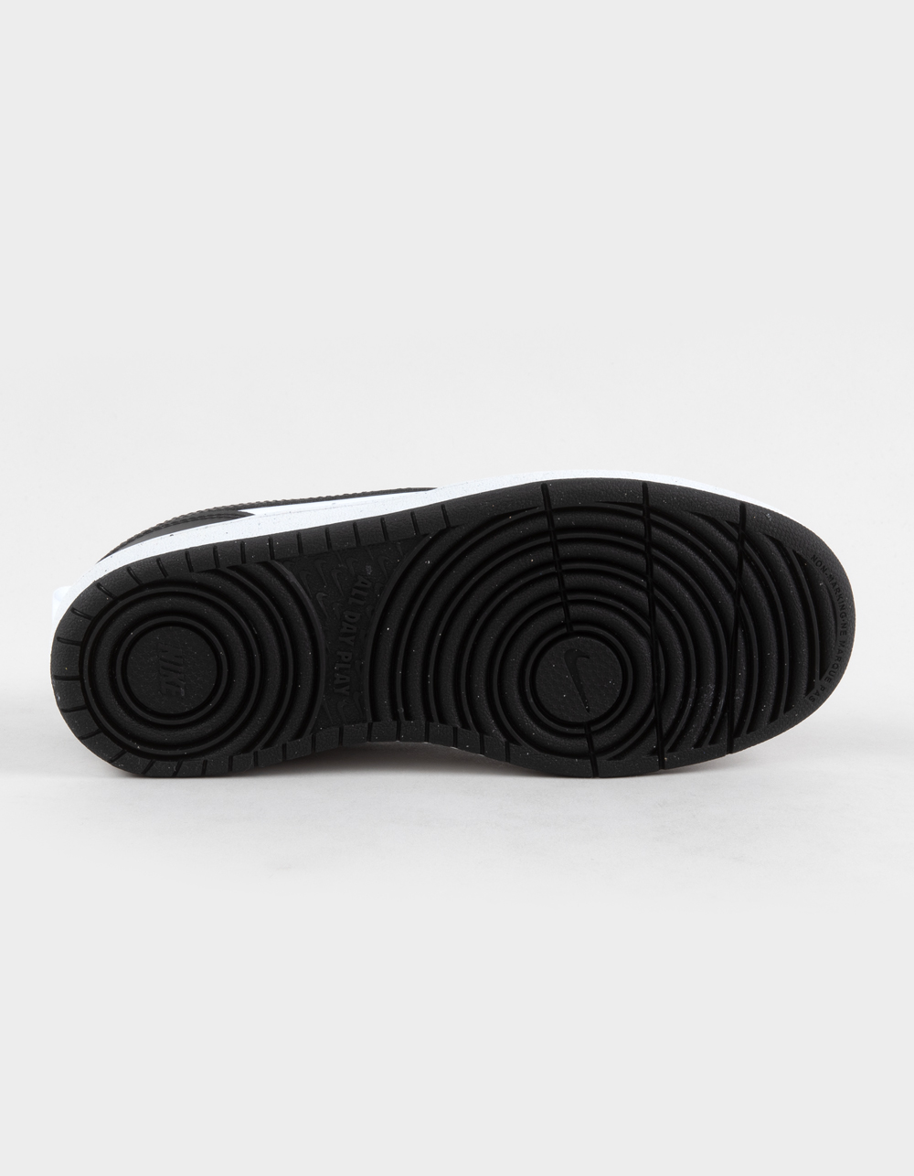 NIKE Court Borough Low Recraft Boys Shoes - WHITE/BLACK