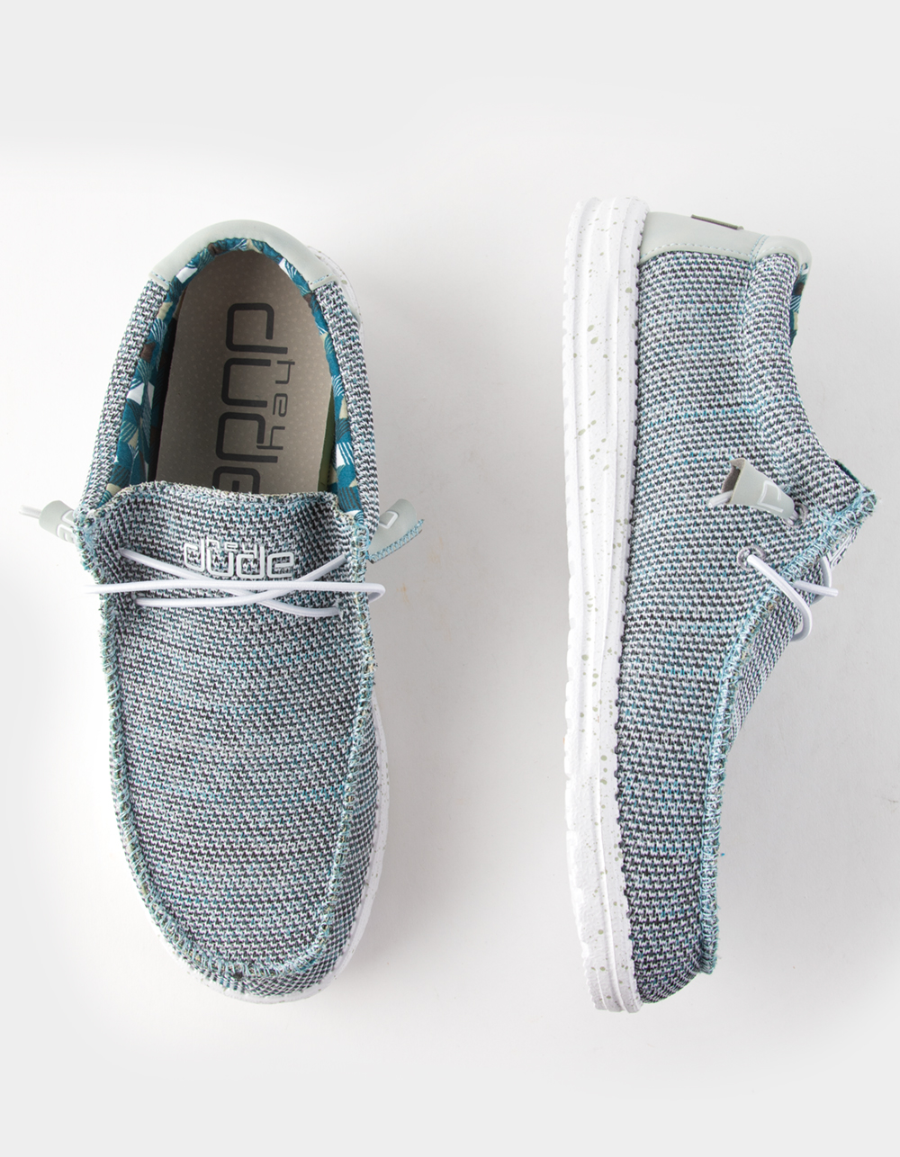 HEY DUDE Wally Sox Mens Shoes - GRAY 