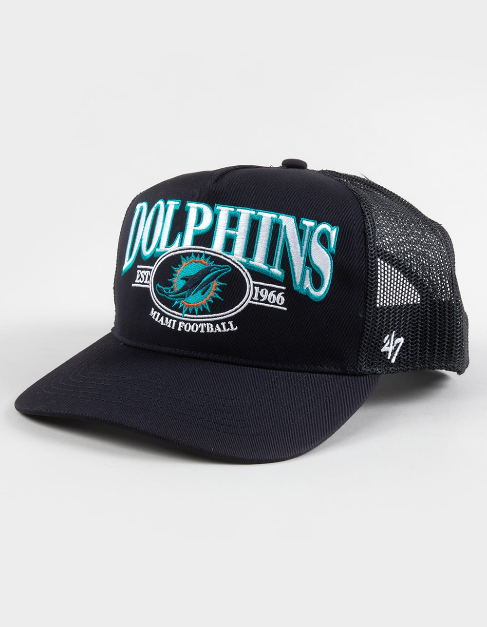 47 BRAND Miami Dolphins Deluxia '47 Hitch Trucker Hat - BLUE COMBO