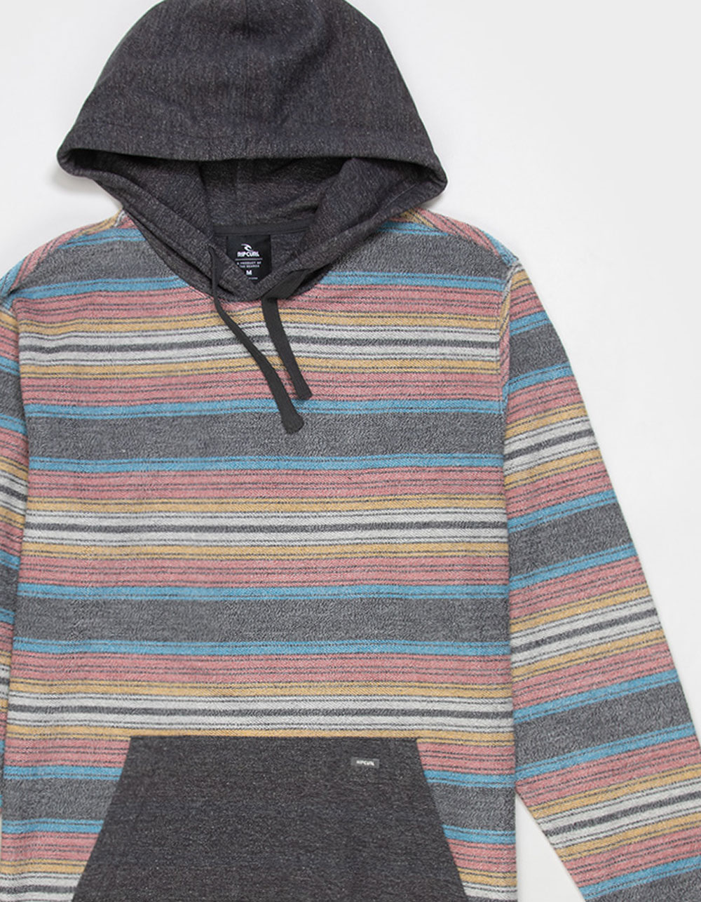 RIP CURL Surf Revival Heritage Mens Hoodie - WASHED BLACK