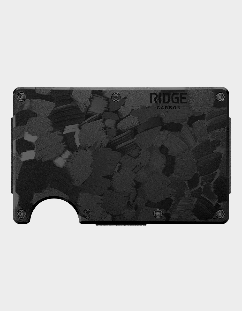 RIDGE WALLETS Forged Carbon Ridge 2.0 Wallet - BLACK