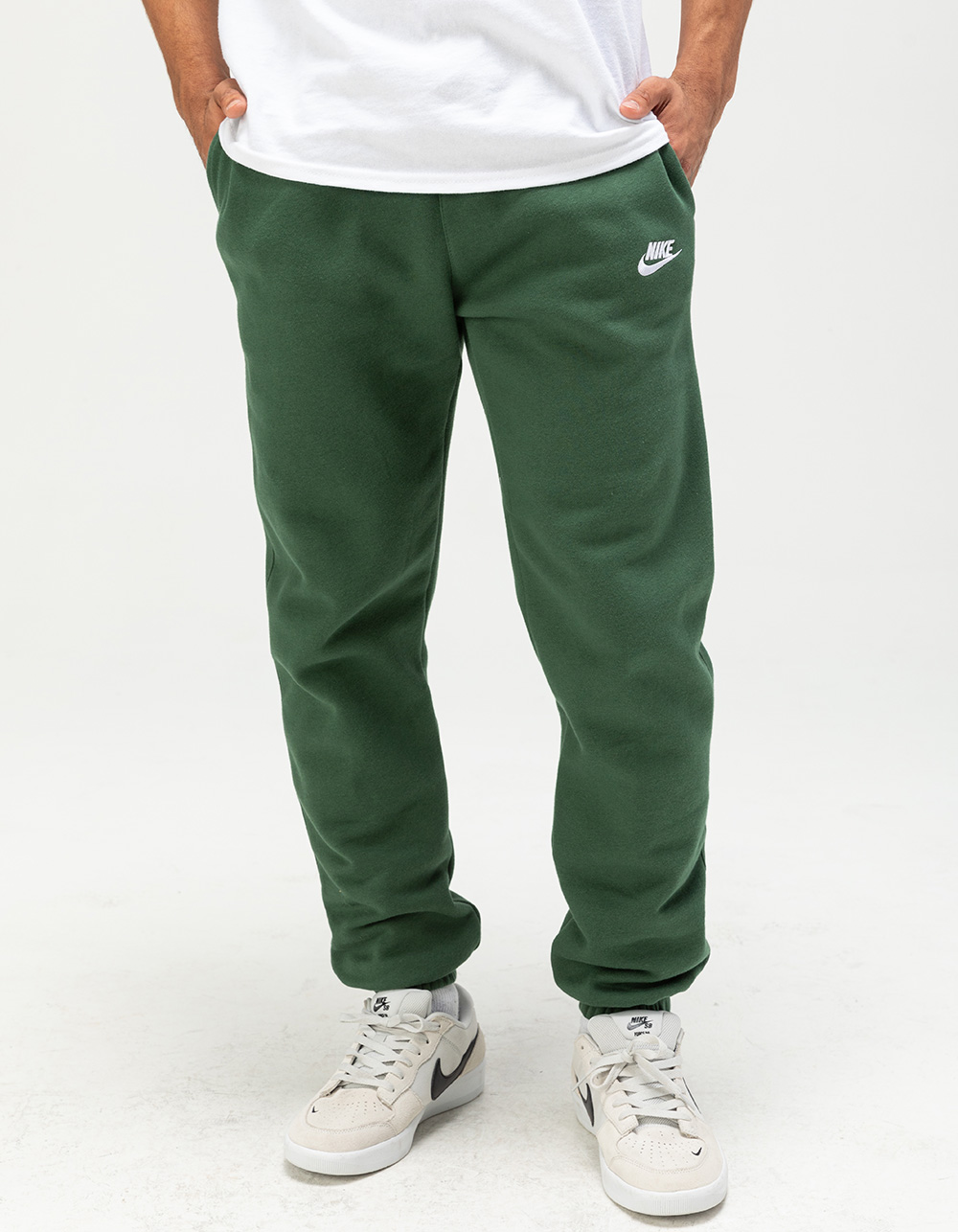 NIKE Sportswear Club Fleece Mens Sweatpants - DK GREEN