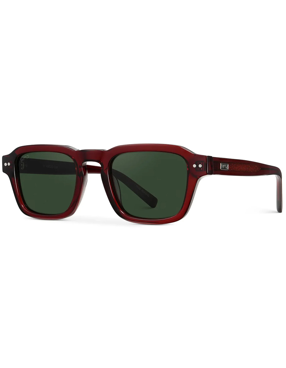 WMP EYEWEAR Morris Polarized Sunglasses - GARNET