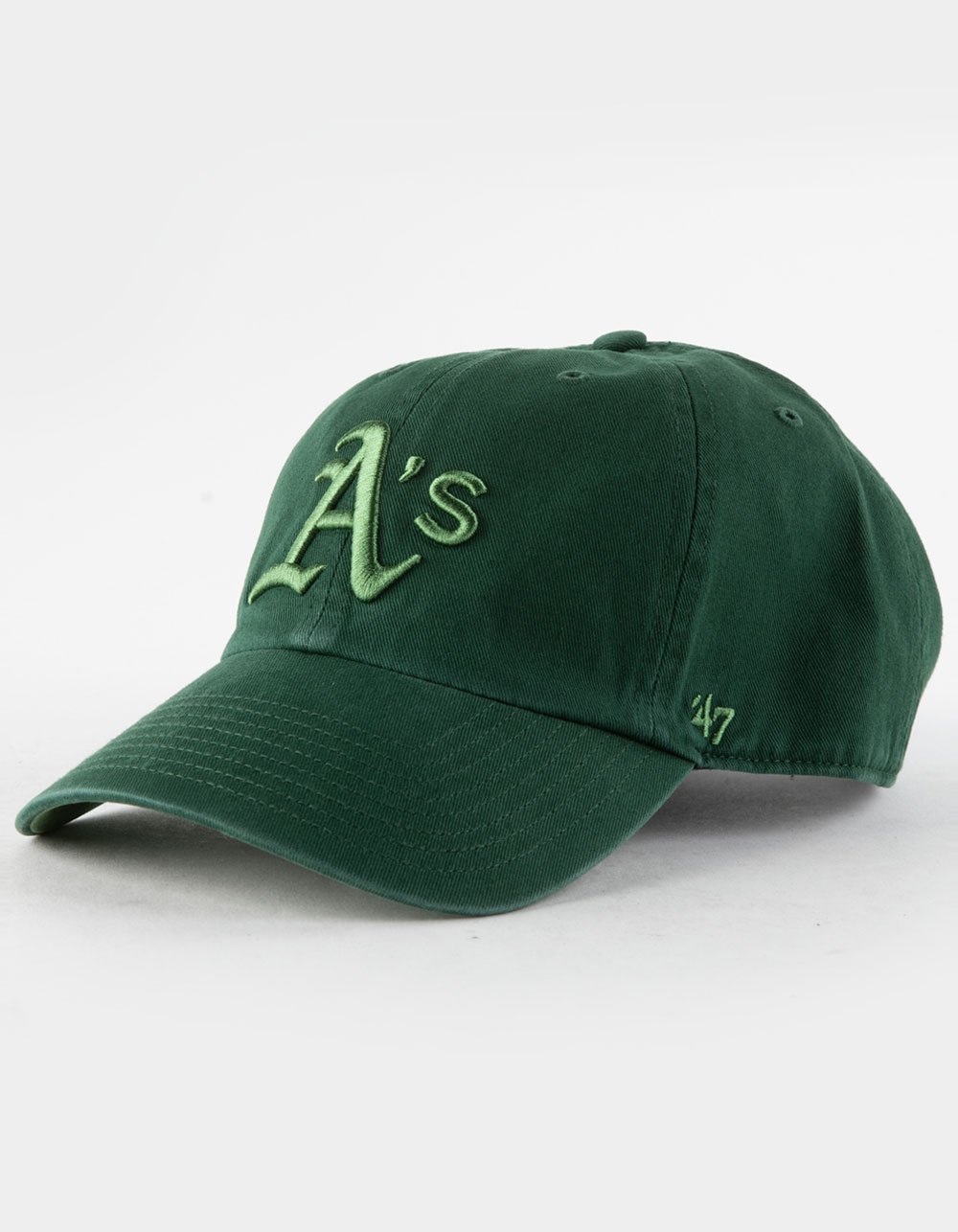 '47 Brand Clean UP Oakland Athletics Celtic Strapback Cap | Relaxed Fit Cotton Twill