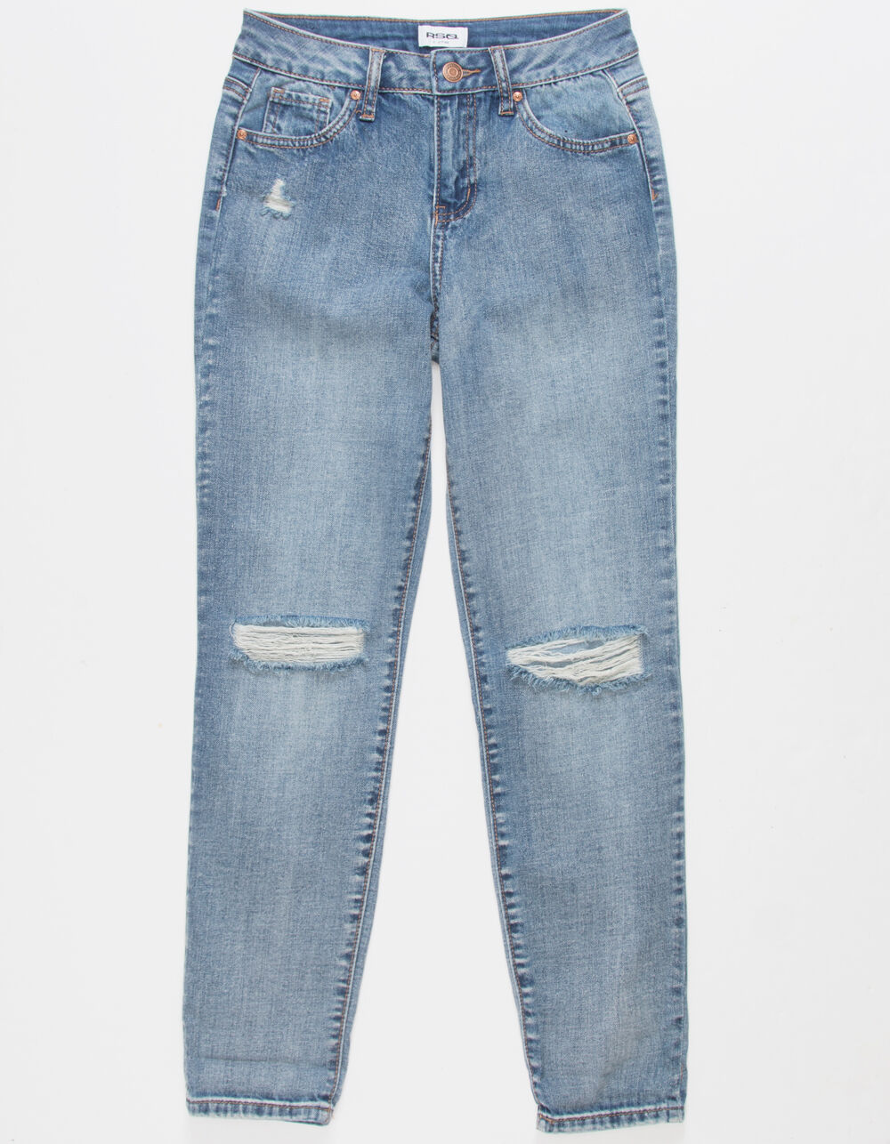 RSQ Girls Girlfriend Jeans - MEDIUM WASH