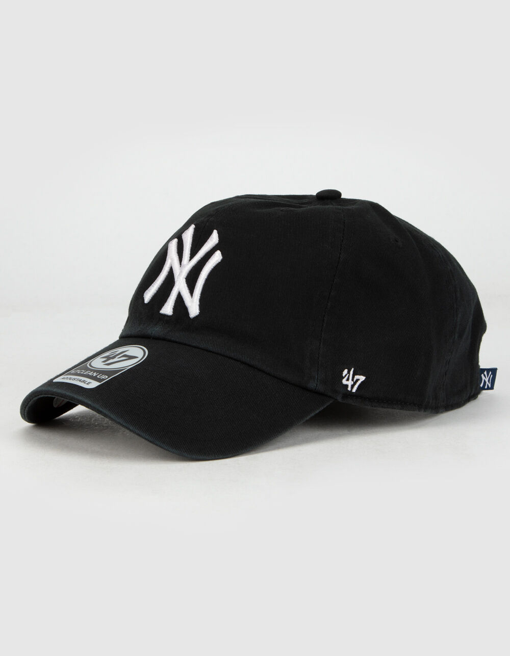 47 Brand New York Yankees Black White Clean Up Cap - Black
