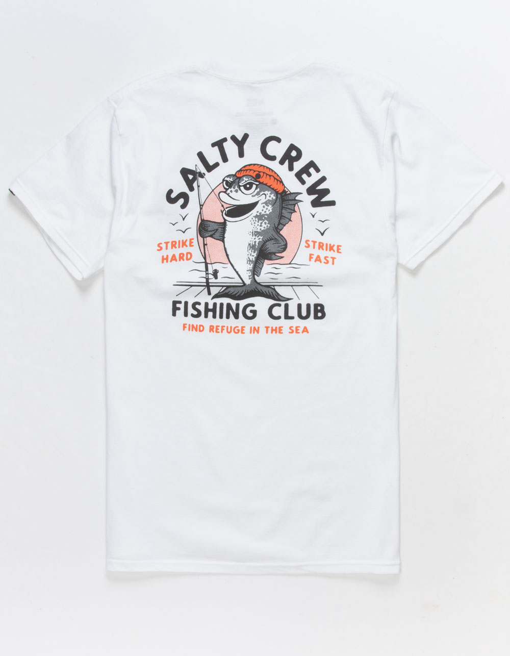 SALTY CREW Fishing Club Mens Tee - WHITE | Tillys