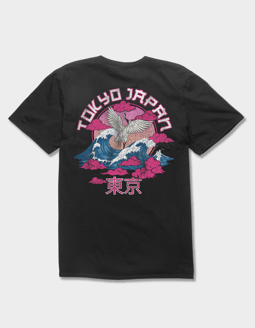 TOKYO Great Crane Unisex Tee - BLACK