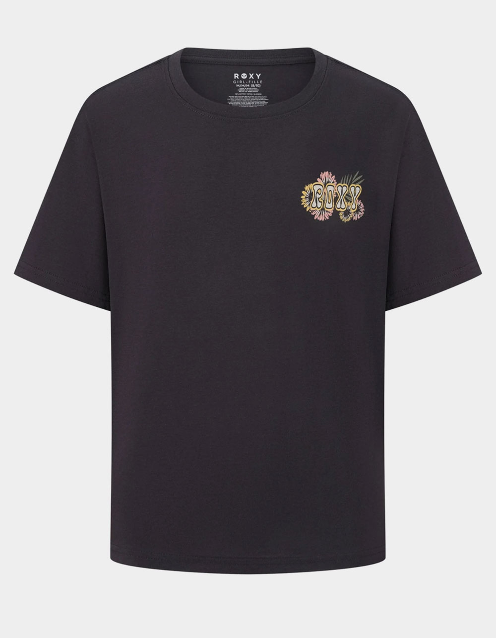 ROXY Morockin Girls Boyfriend Tee - BLACK