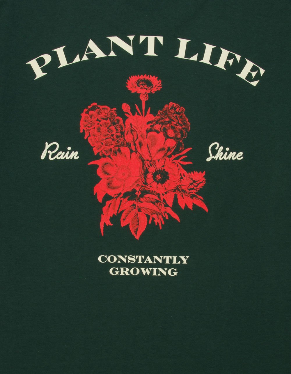 BECAUSE WEEKEND Plant Life Mens Tee - FOREST