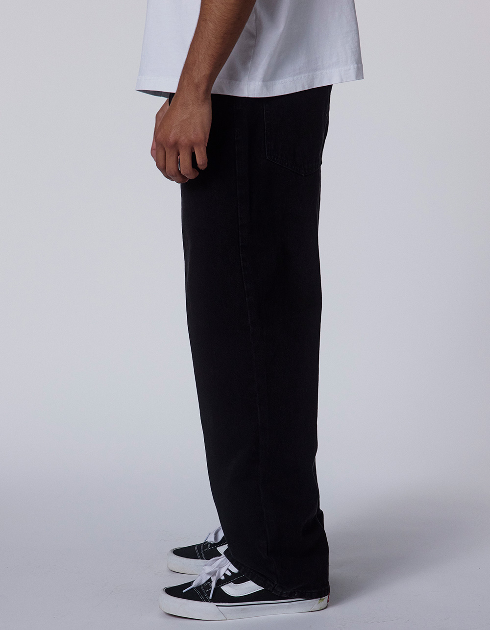 RSQ Mens Baggy Jeans - WASHED BLACK