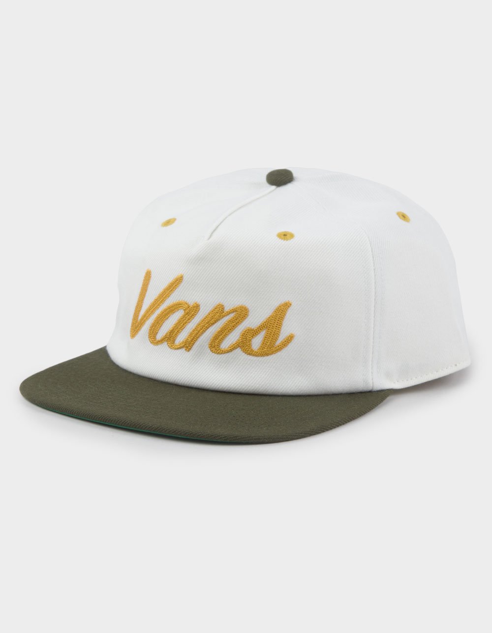 VANS Gotsie 5 Panel Snapback Hat - GREEN COMBO
