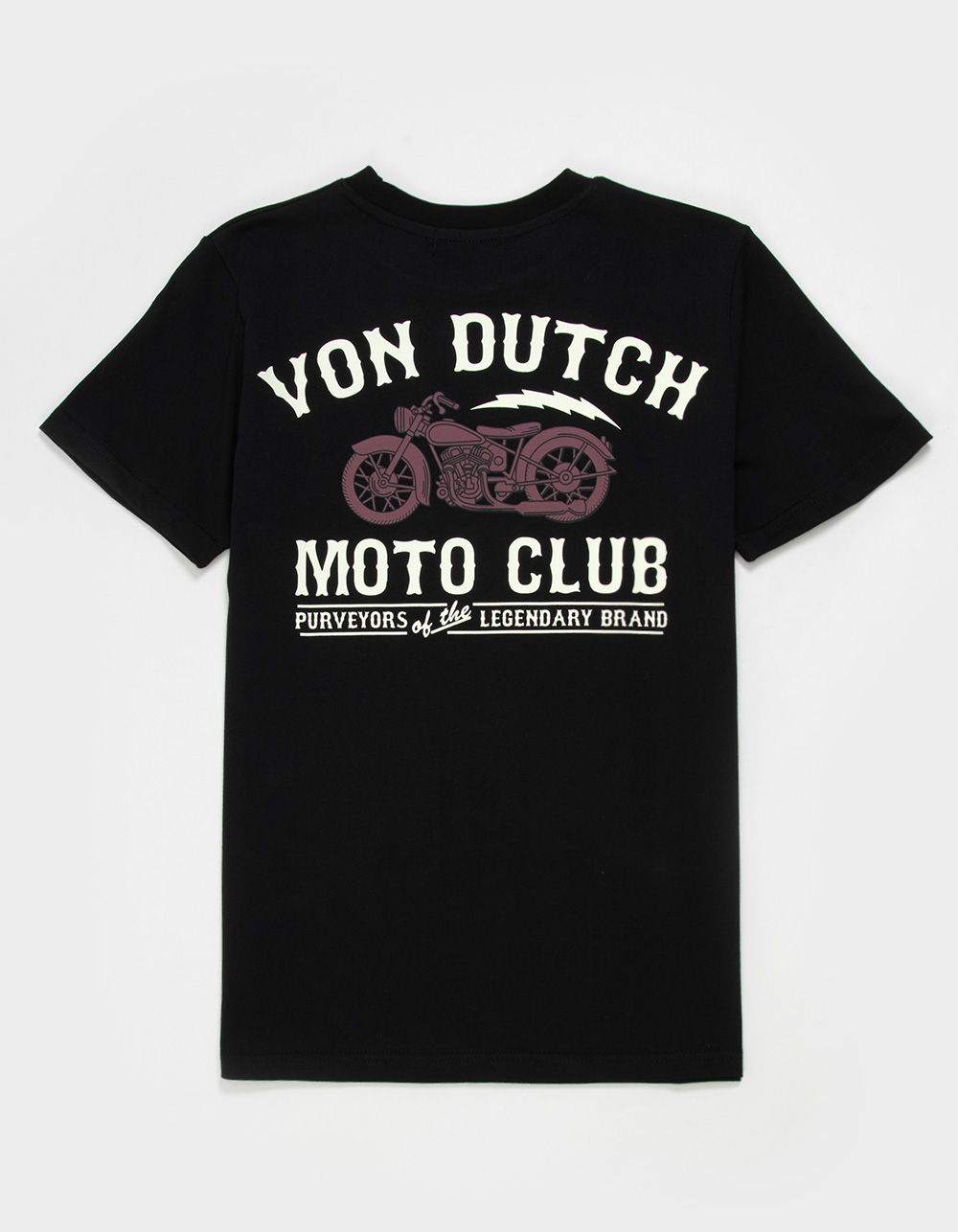 VON DUTCH Moto Club Boys Tee - BLACK
