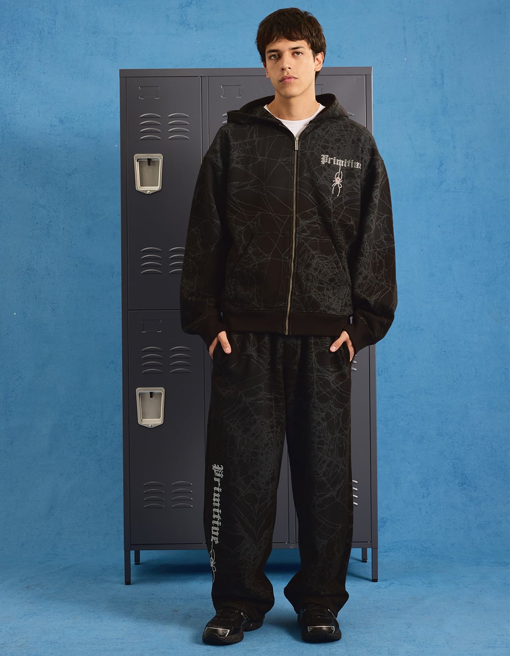 PRIMITIVE Silk Mens Rhinestone Sweatpants - BLACK