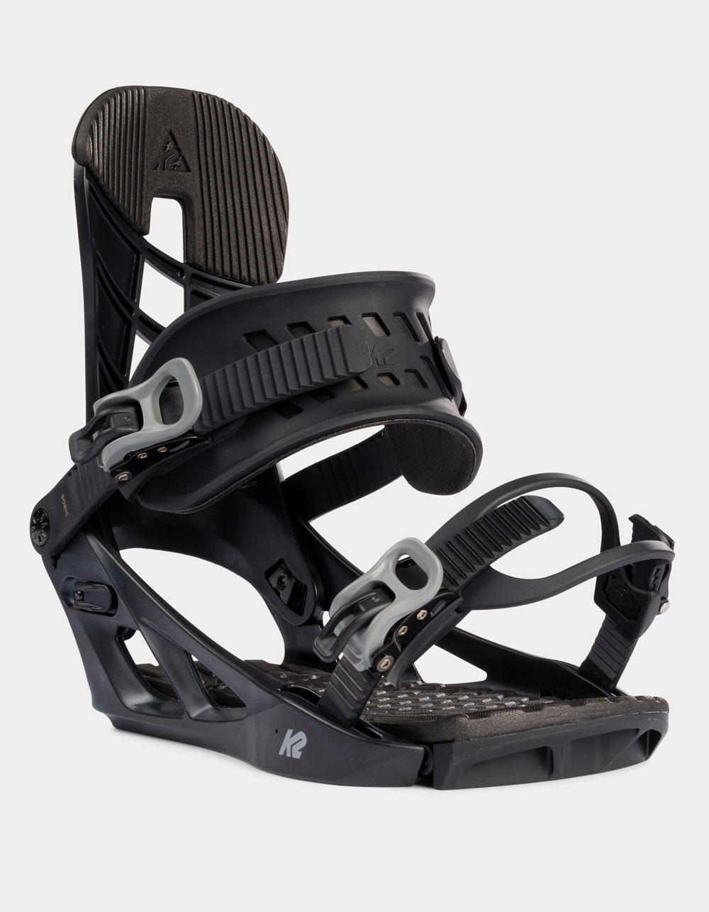 K2 Sonic Mens Snowboard Bindings - BLACK