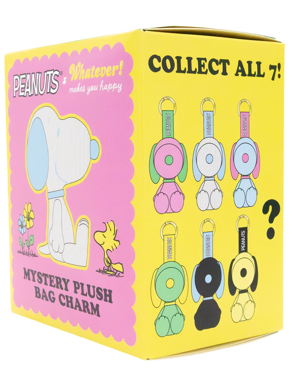 PEANUTS Corduroy Plush Bag Charm Blind Box - ASST