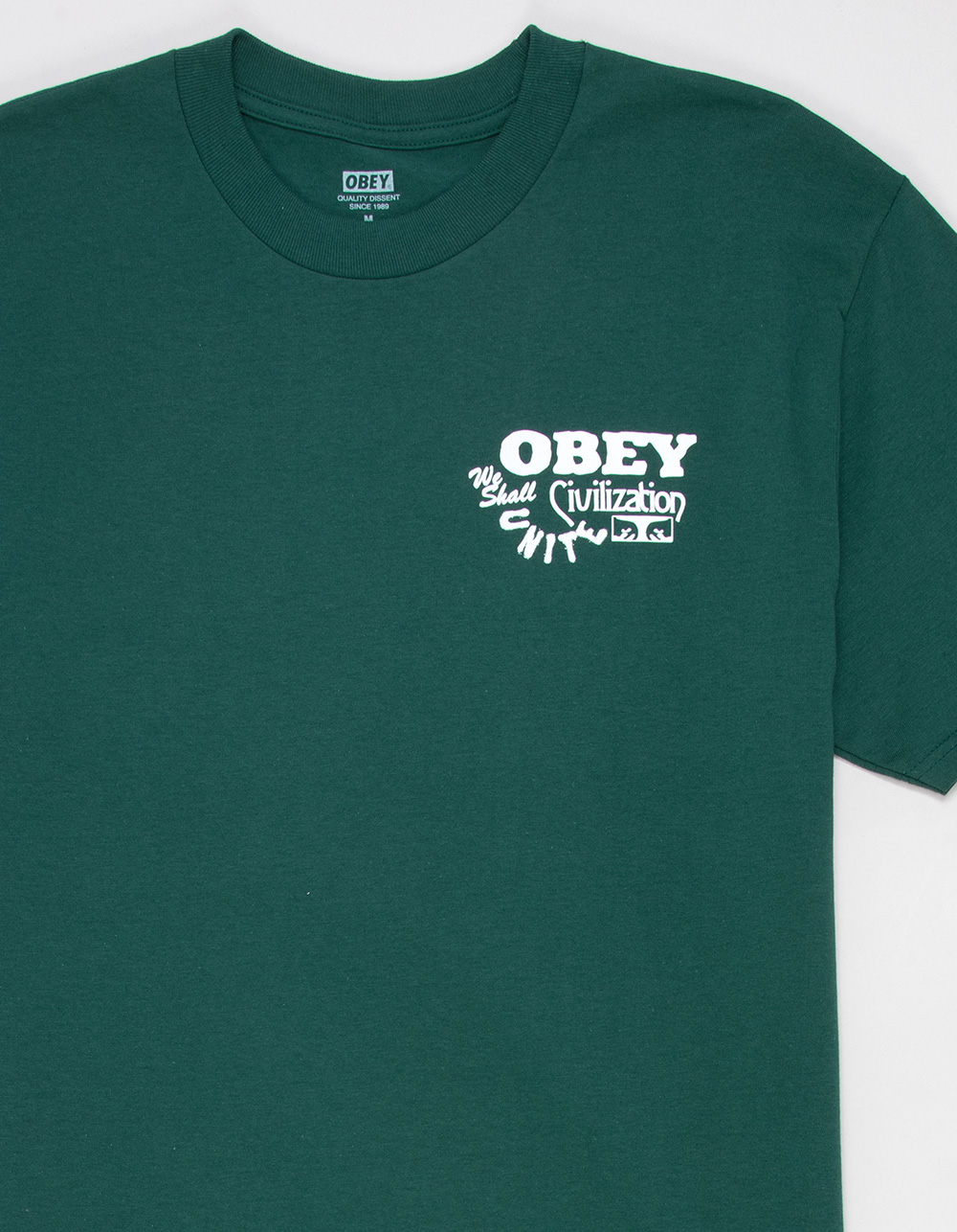 OBEY Civilization Mens Tee - FOREST
