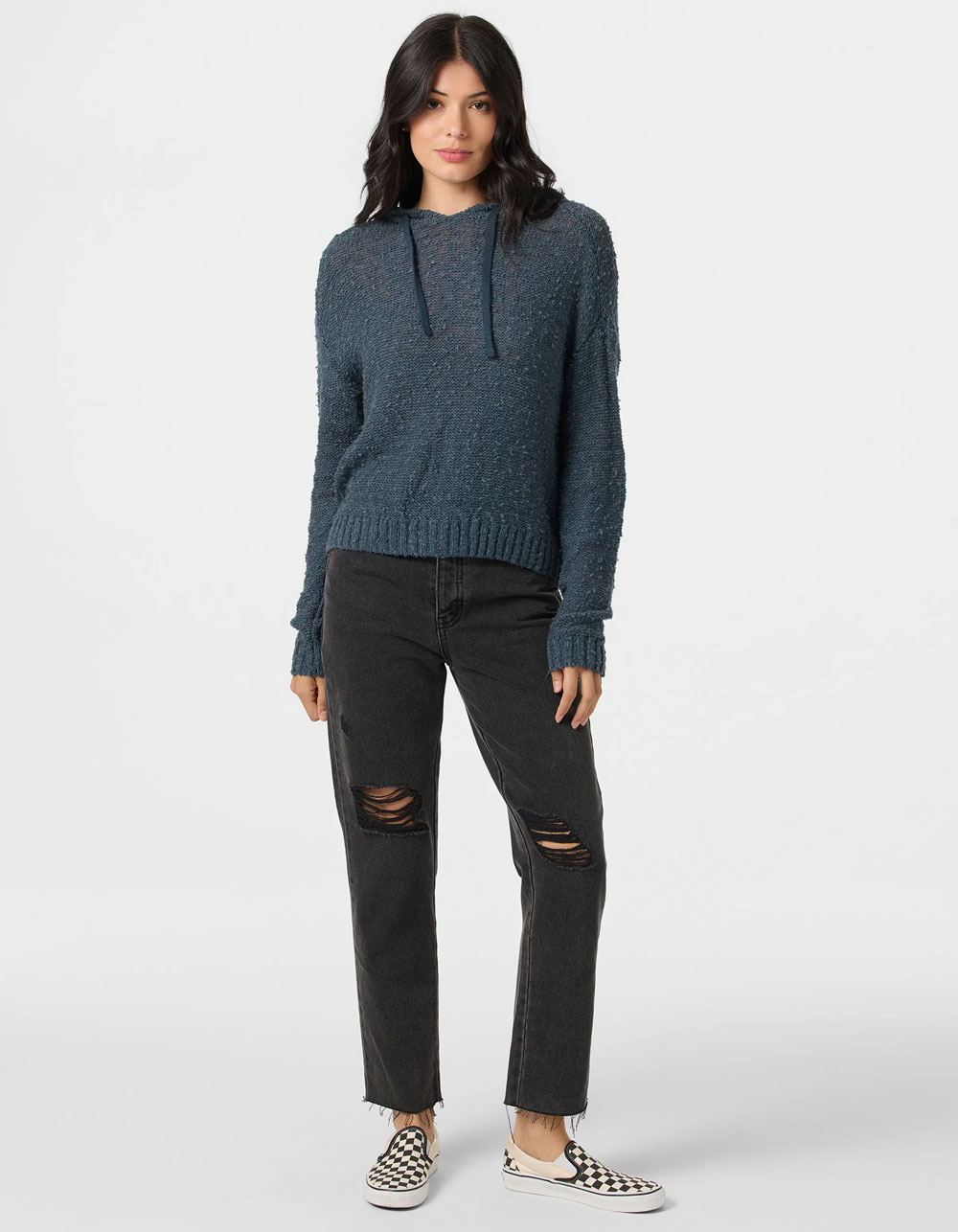 O'NEILL Jayne Womens Hooded Sweater - SLATE BLUE