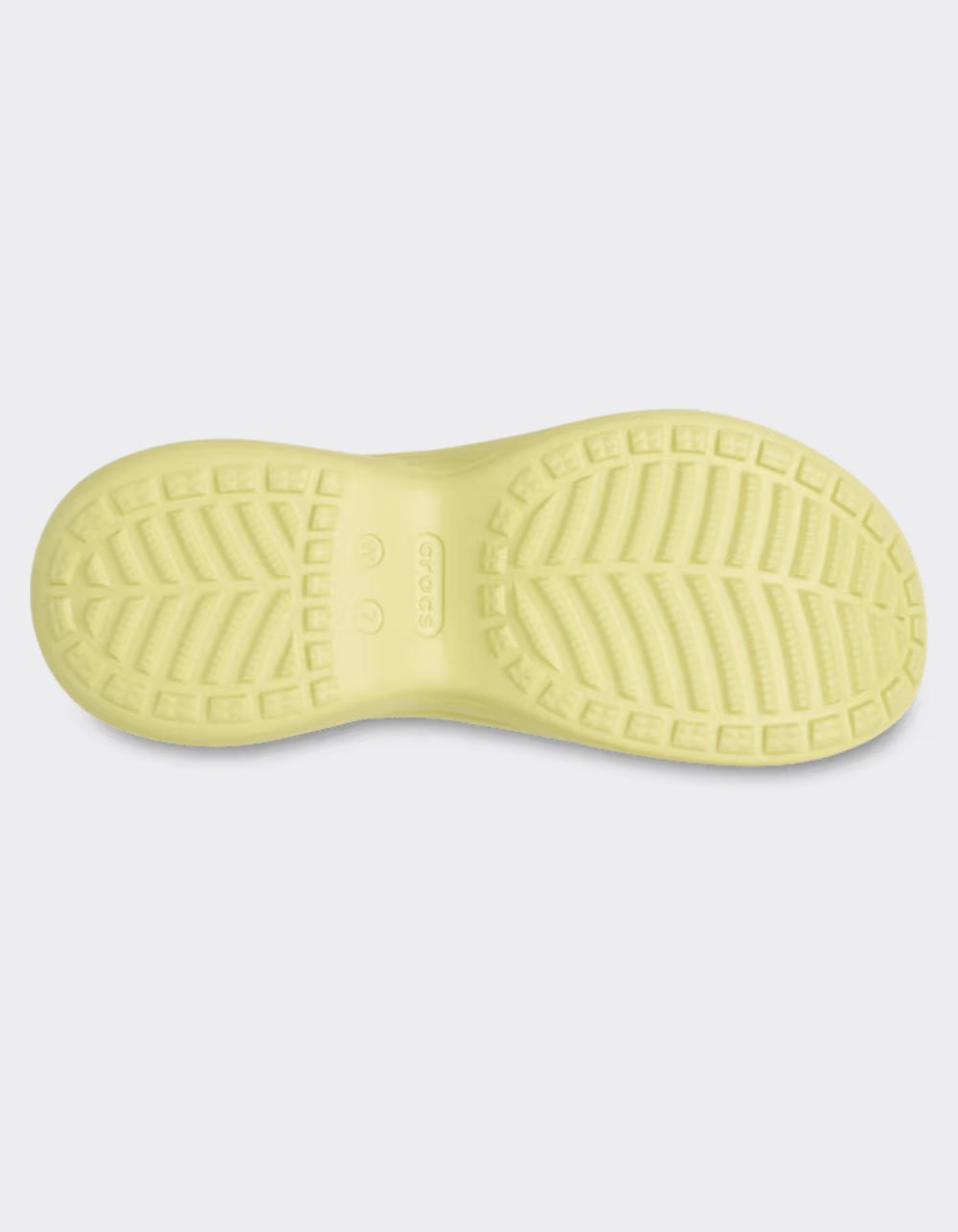 CROCS Bae Womens Slide Sandals - YELLOW