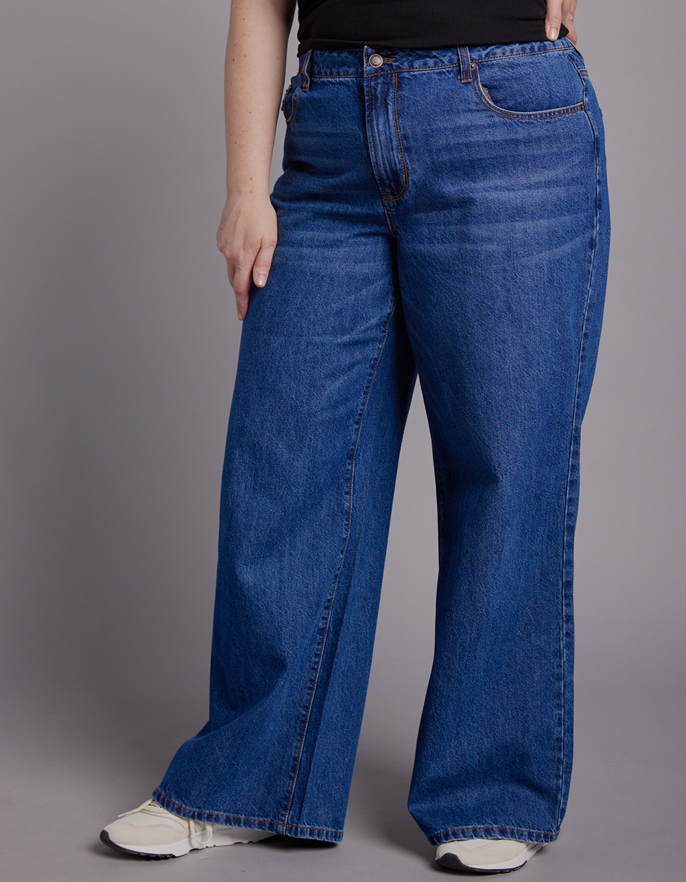 RSQ Womens High Rise Wide Leg Jeans - DARK WASH