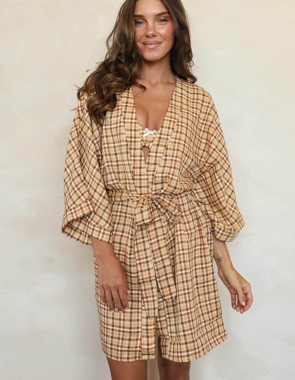 DIPPIN' DAISY'S Marilyn Robe - YELLOW