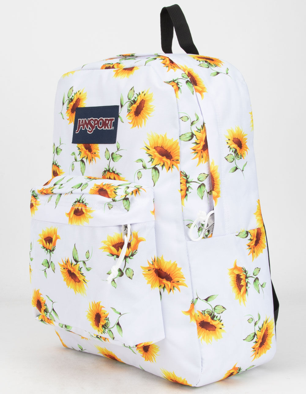 JANSPORT SuperBreak Plus Sunflower Backpack - WHITE COMBO