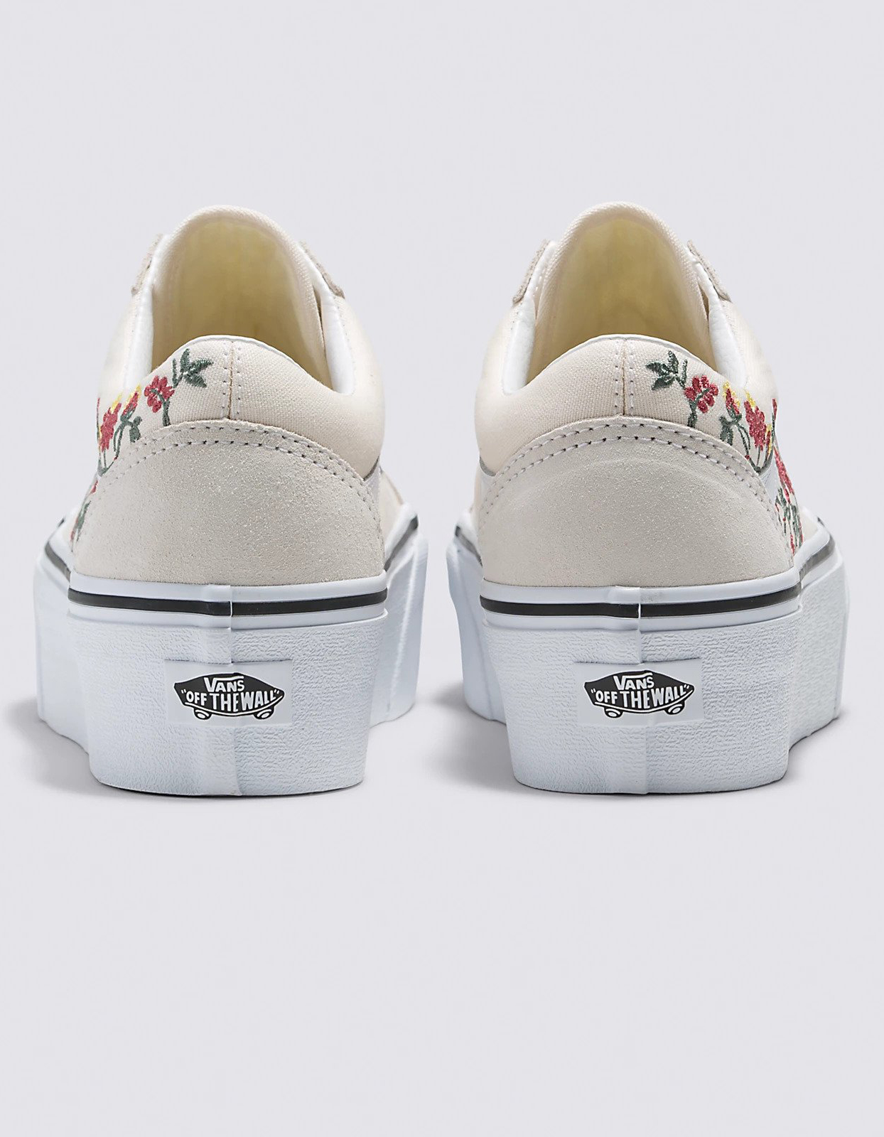 VANS Floral Embroidery Old Stackform Womens Shoes - |