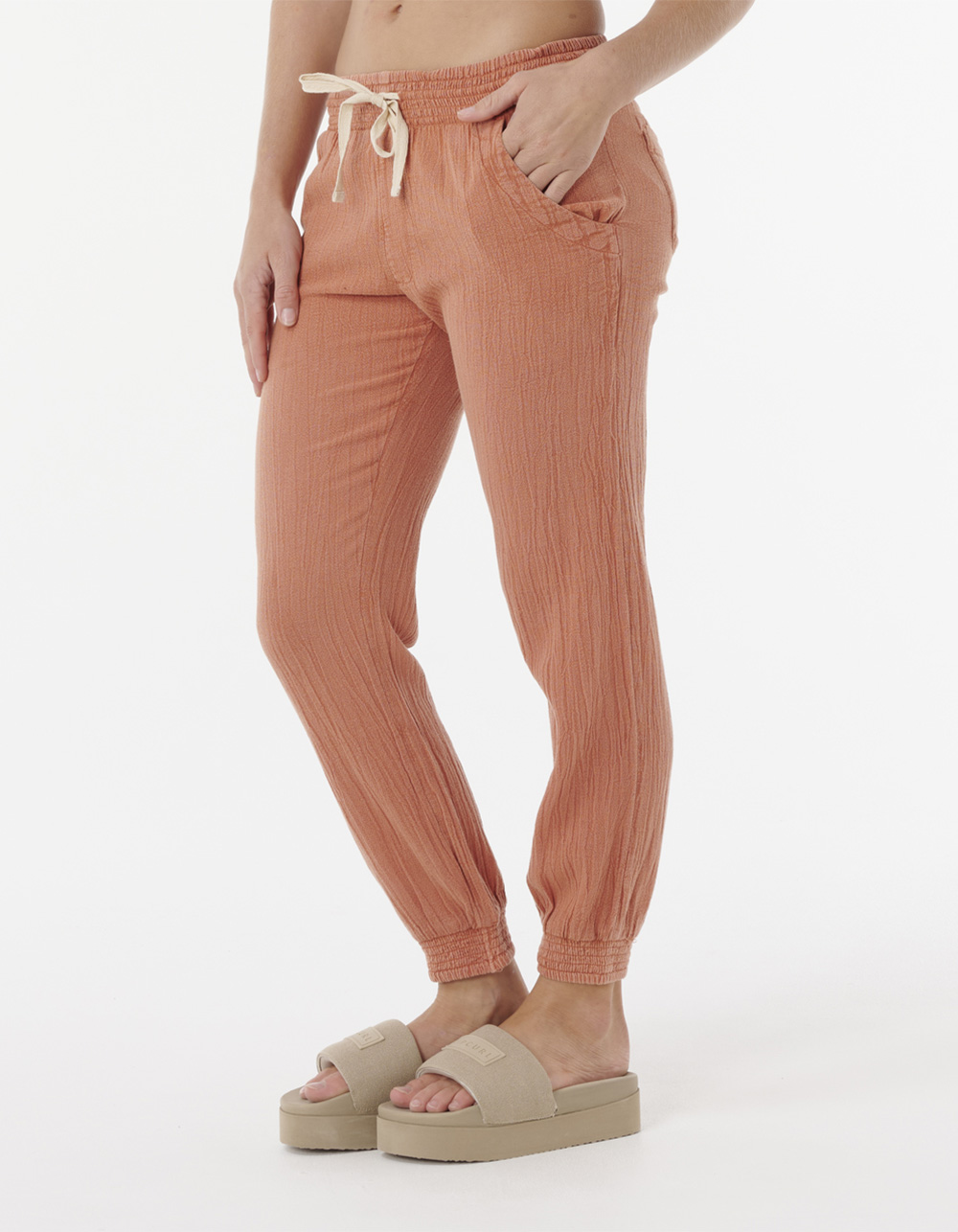 RIP CURL Classic Surf Womens Pants - BRICK