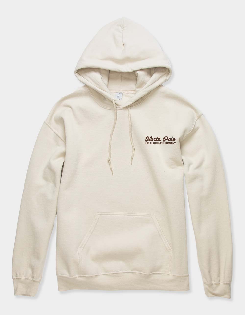 NORTH POLE Hot Cocoa Company Unisex Hoodie - SAND