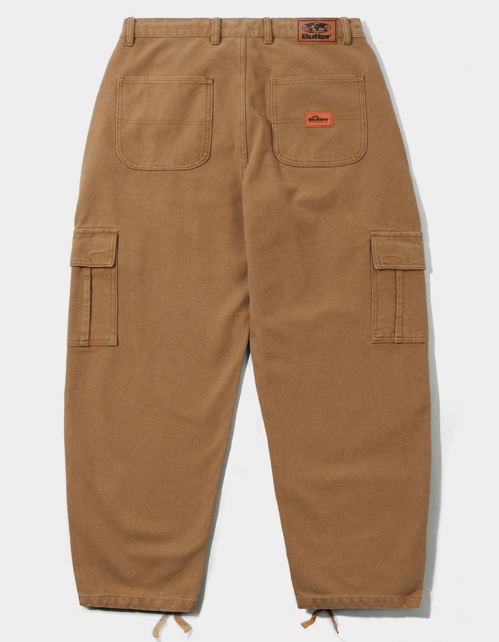 BUTTER GOODS Santosuosso Mens DUCK Cargo Pants - BROWN
