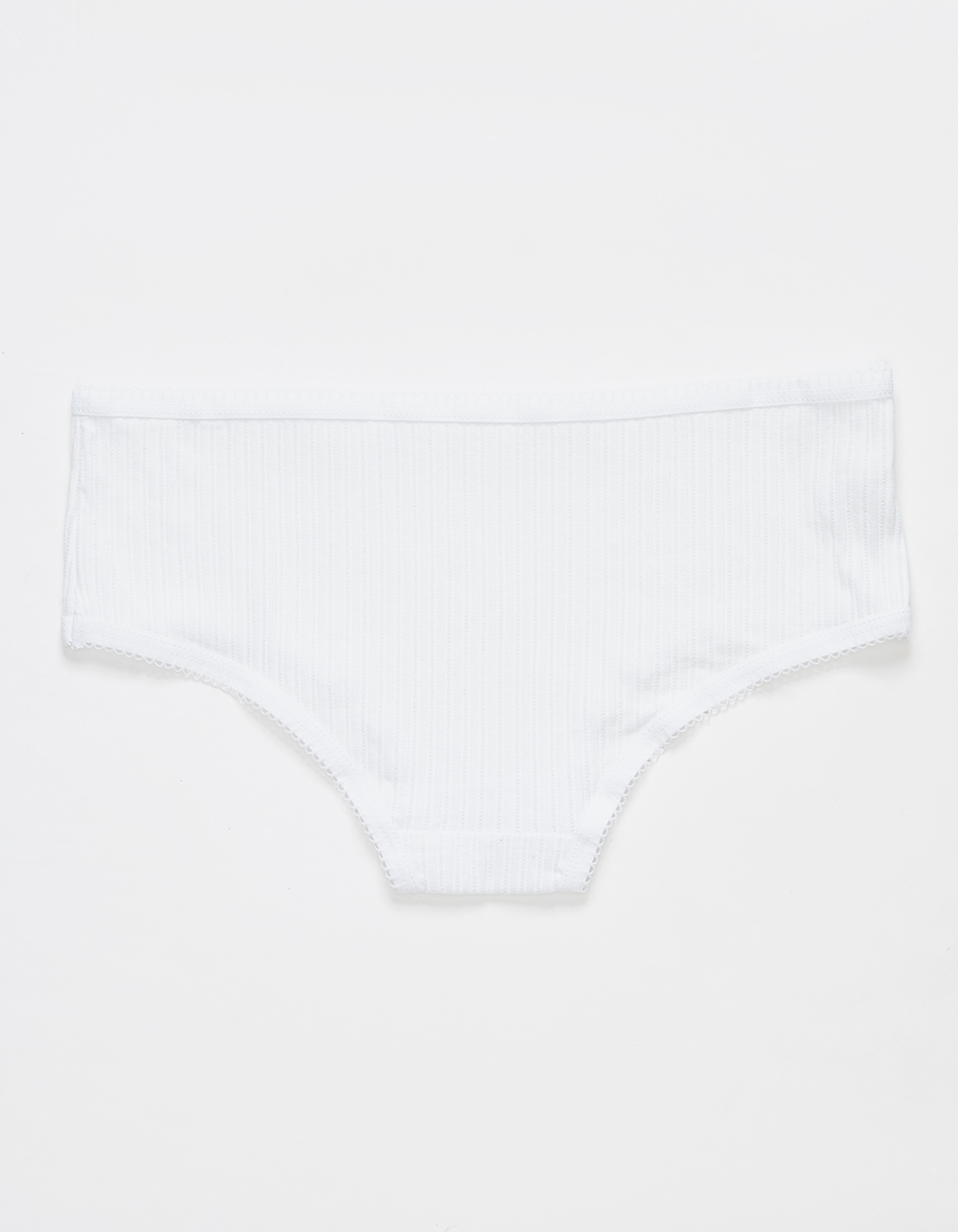 FULL TILT Picot Trim Hipster Panties WHITE Tillys