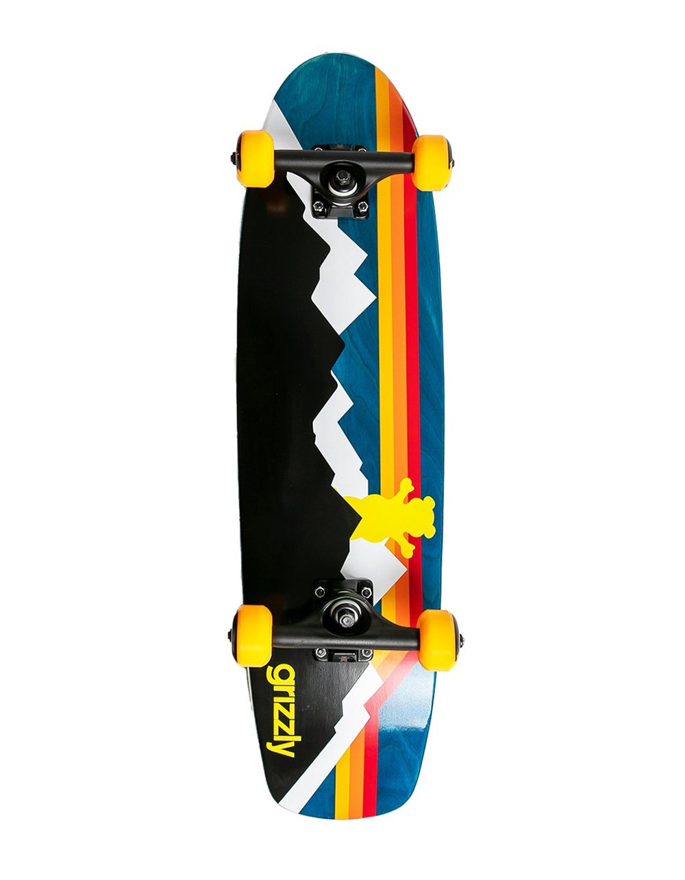 GRIZZLY Rocky Mountain 7.75" Complete Cruiser Skateboard MULTI Tillys