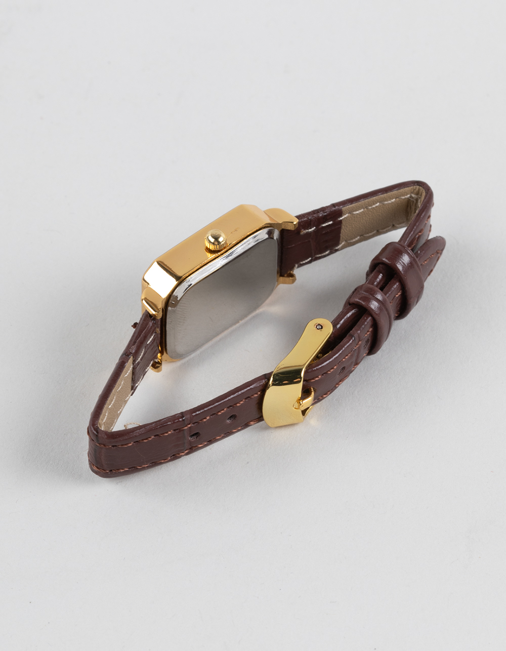 FULL TILT Faux Leather Band Wrist Watch - BROWN