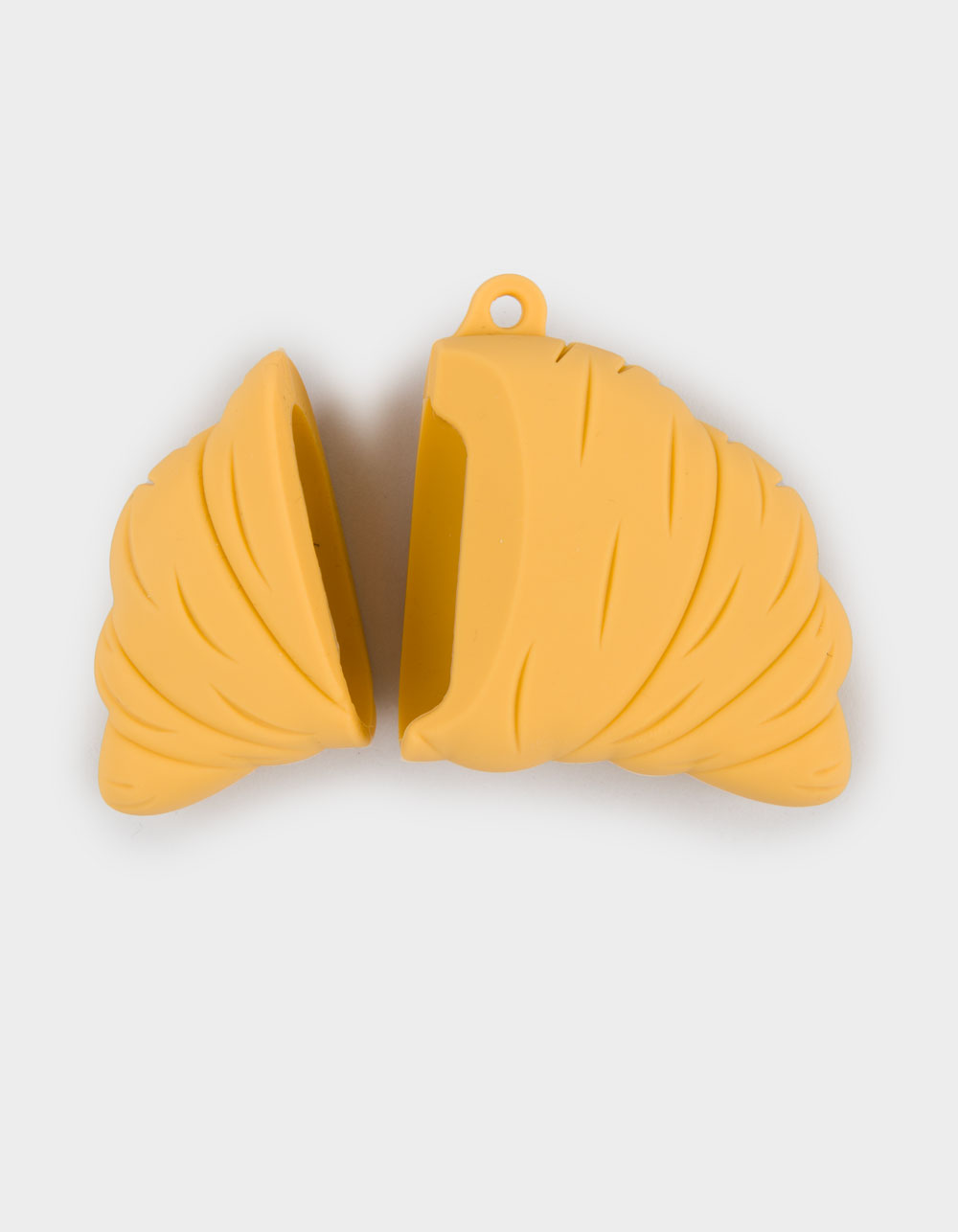 Croissant Silicone AirPods® Case  - BROWN COMBO