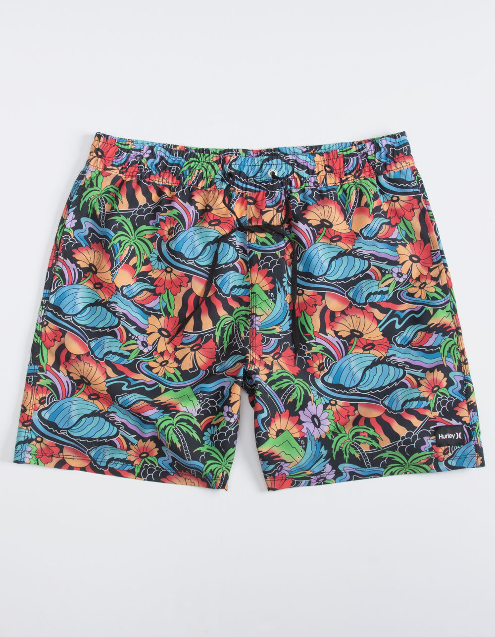 HURLEY Cannonball Mens Volley Shorts BLACK Tillys