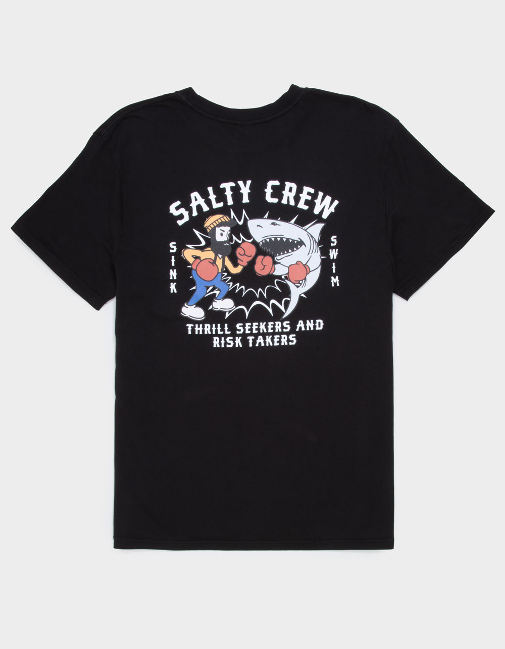 SALTY CREW Fish Fight Mens Tee - BLACK
