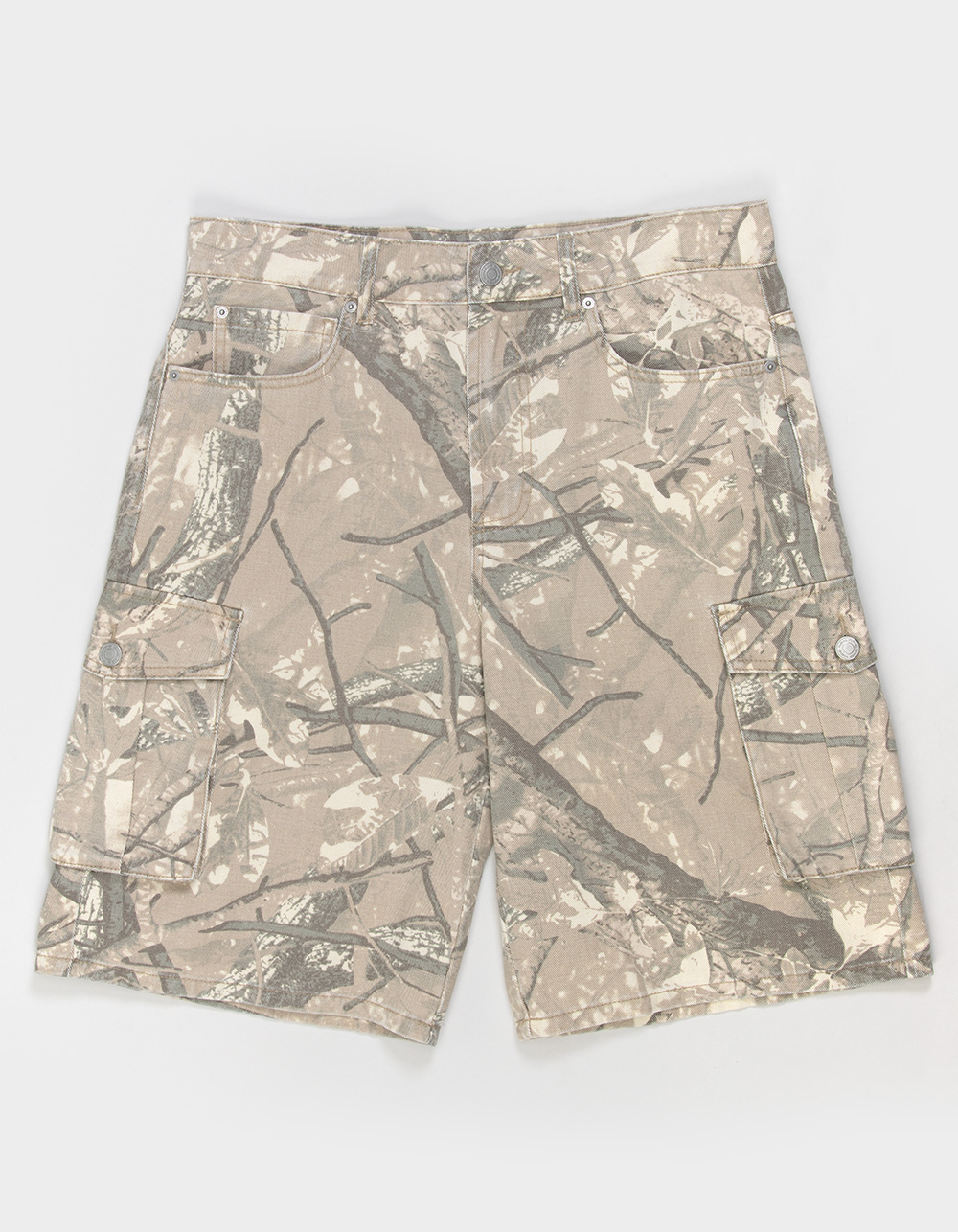 RSQ Mens CAMO Cargo Jorts - KHAKI