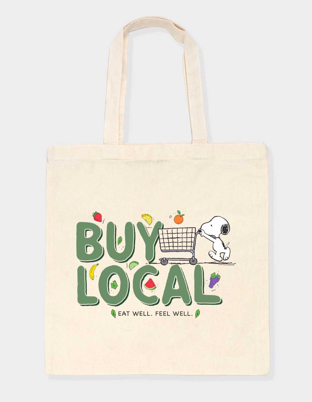 PEANUTS Buy Local Tote Bag - NATURAL
