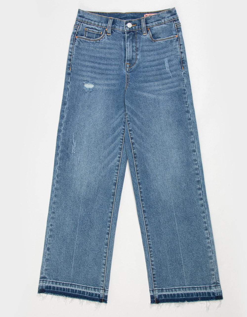 BLANK NYC Day Trip Girls Wide Leg Jeans - Dark Wash