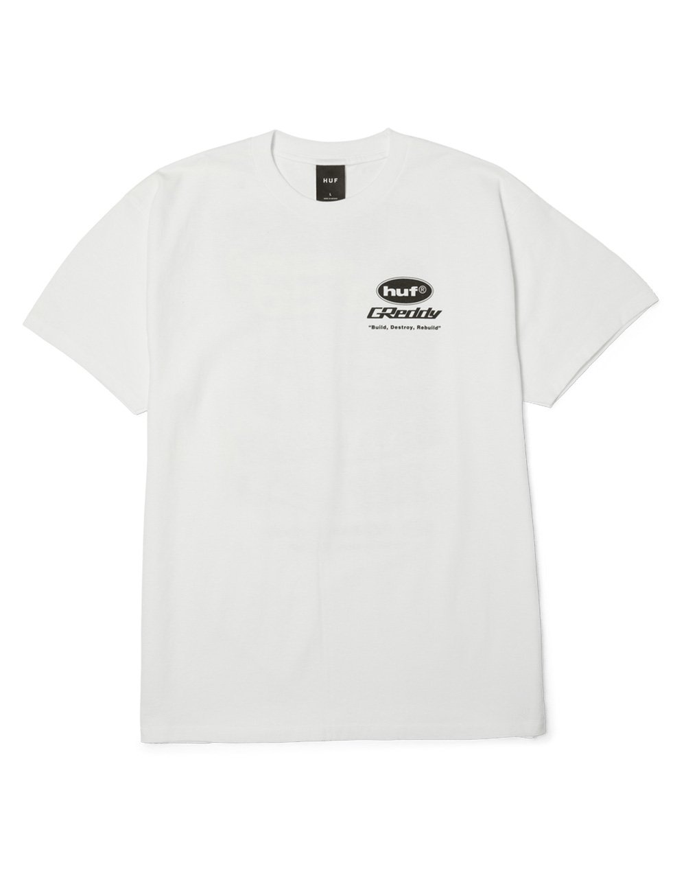 HUF x GReddy Parts Mens Tee - WHITE