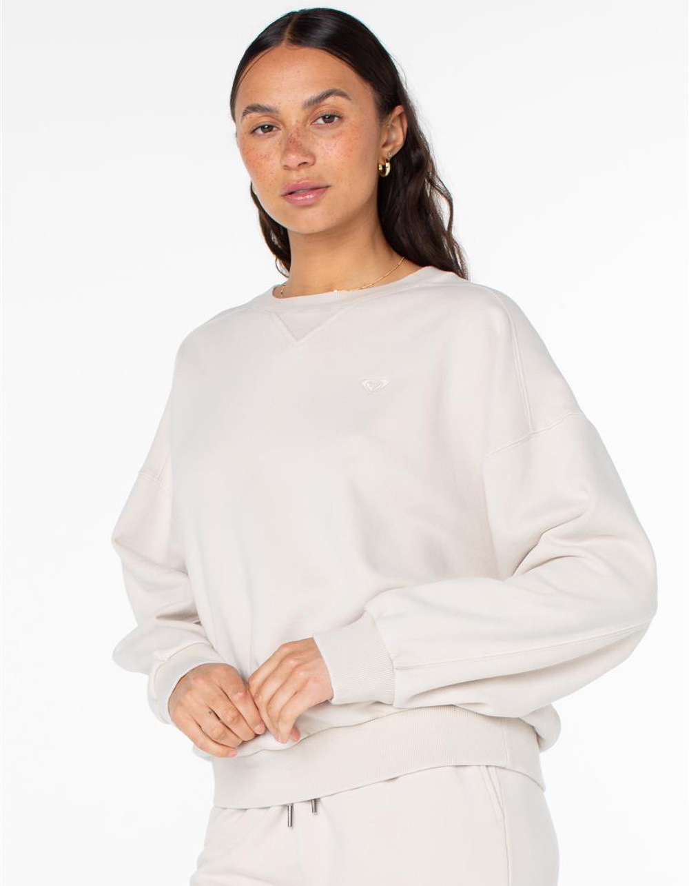 ROXY Oasis Haze Womens Sweater - LIGHT GRAY