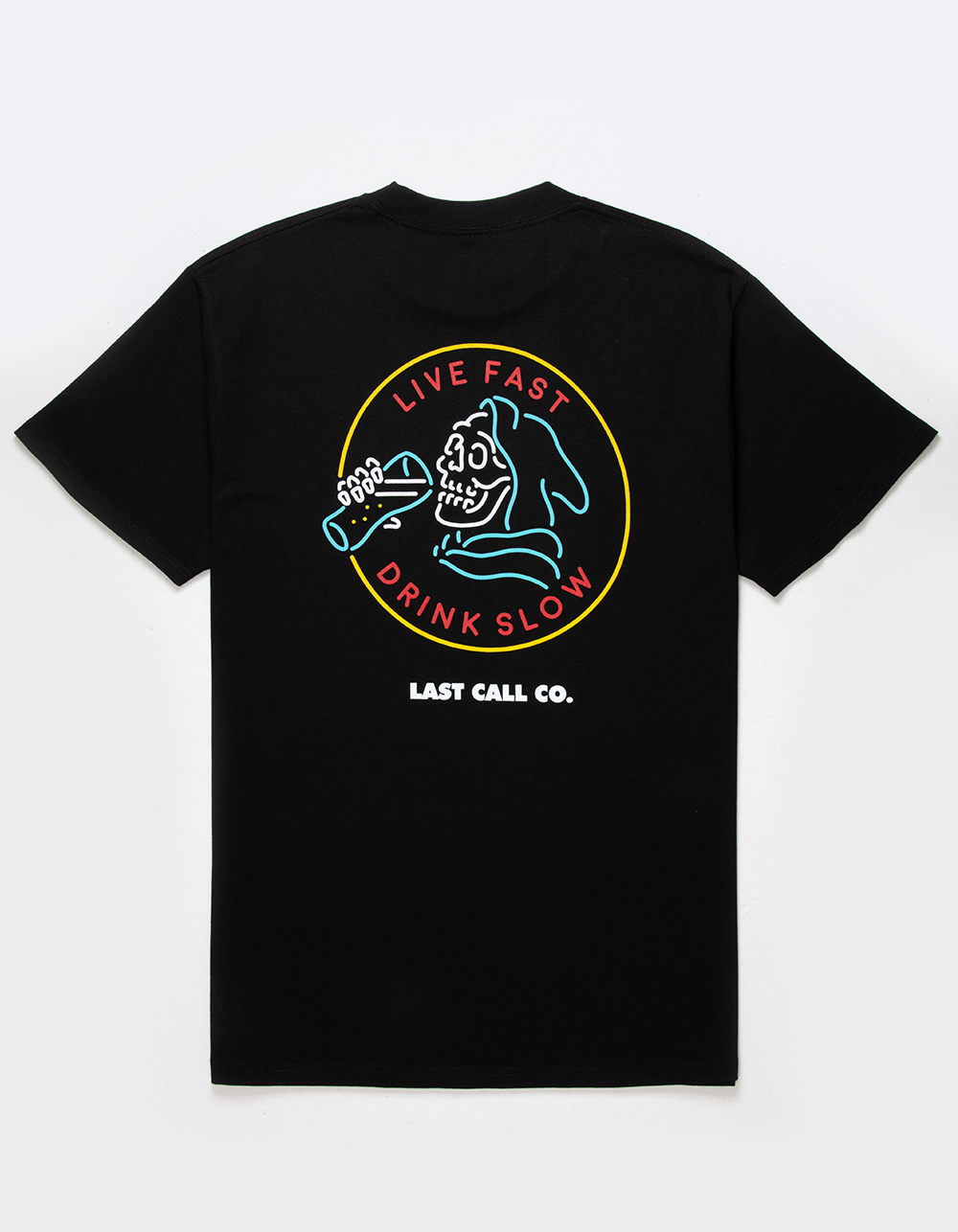 LAST CALL CO. Drink Slow Mens Tee - BLACK
