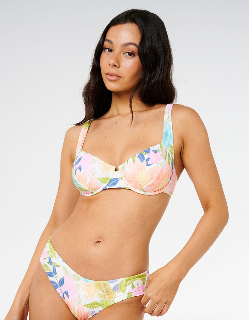 RIP CURL Catalina Island Full Coverage Bikini Bottoms - MULTI