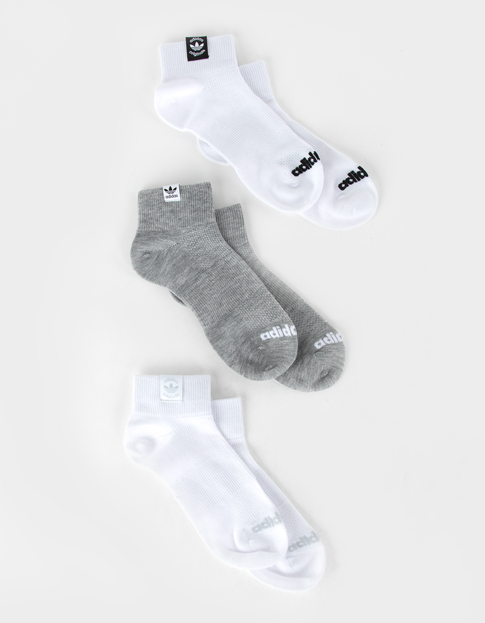 ADIDAS Originals 3 Pack Low Cut Womens Socks - WHITE COMBO | Tillys