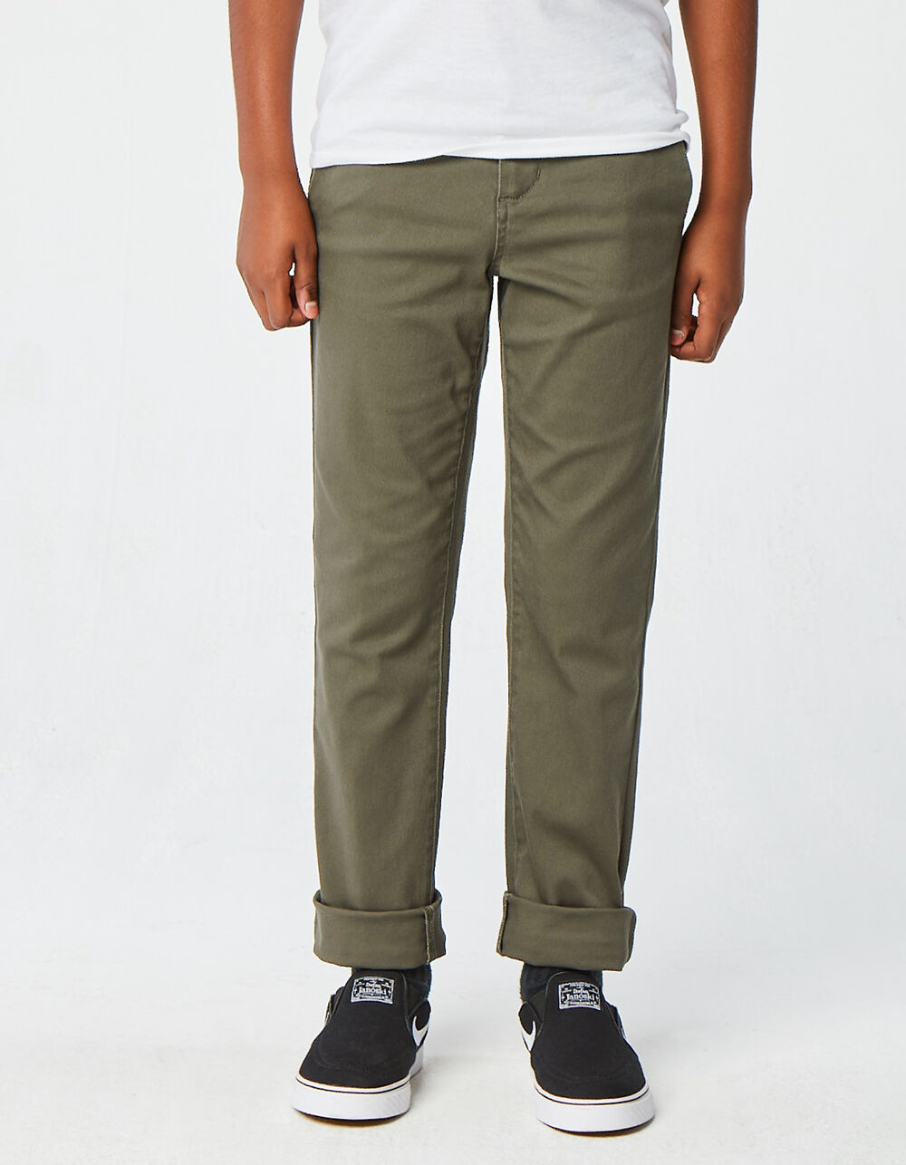 RSQ London Boys Ivy Skinny Stretch Chino Pants image number 1