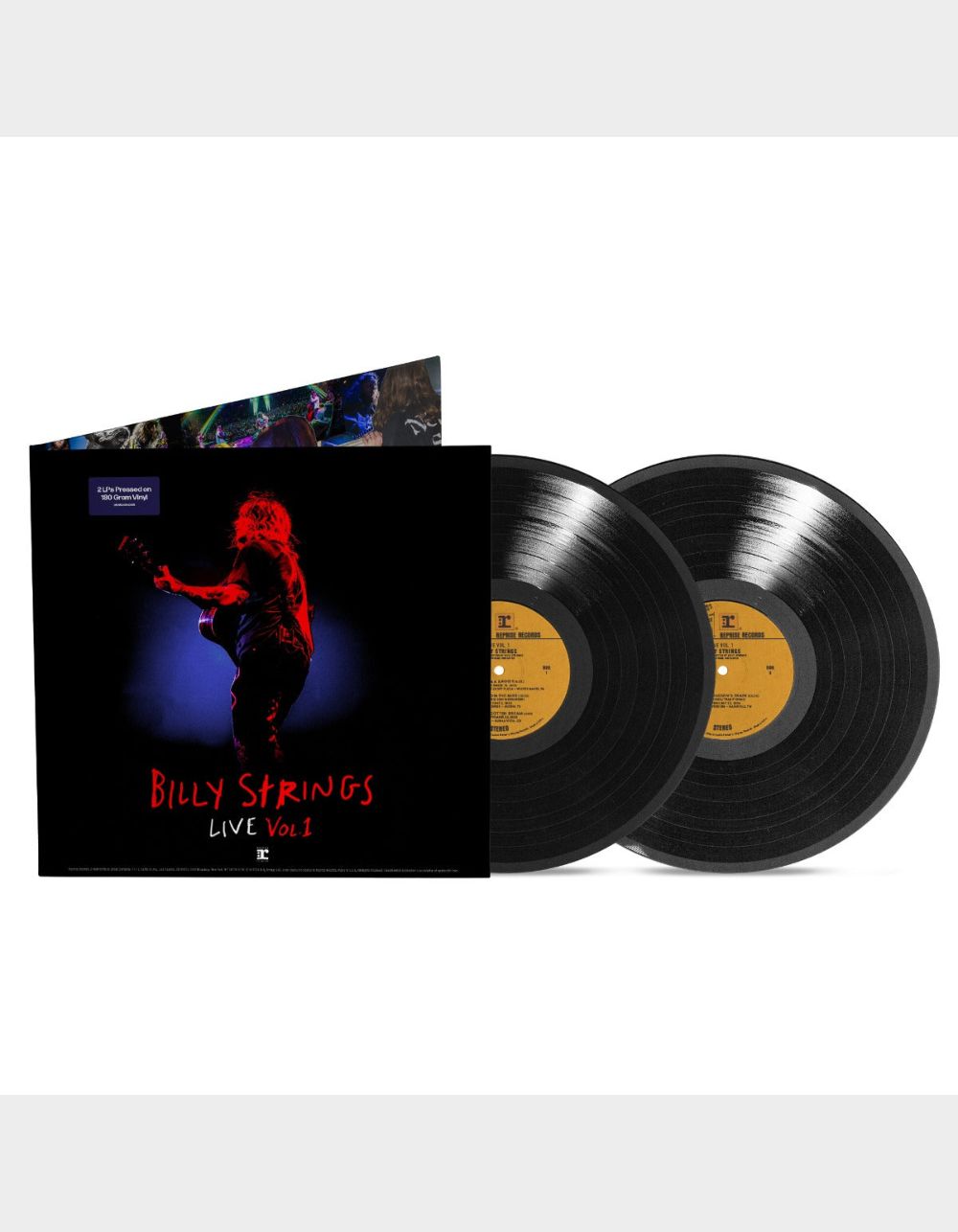 BILLY STRINGS Billy Strings Live Vol. 1 (180 Gram Vinyl) (2 LP's) - No Color