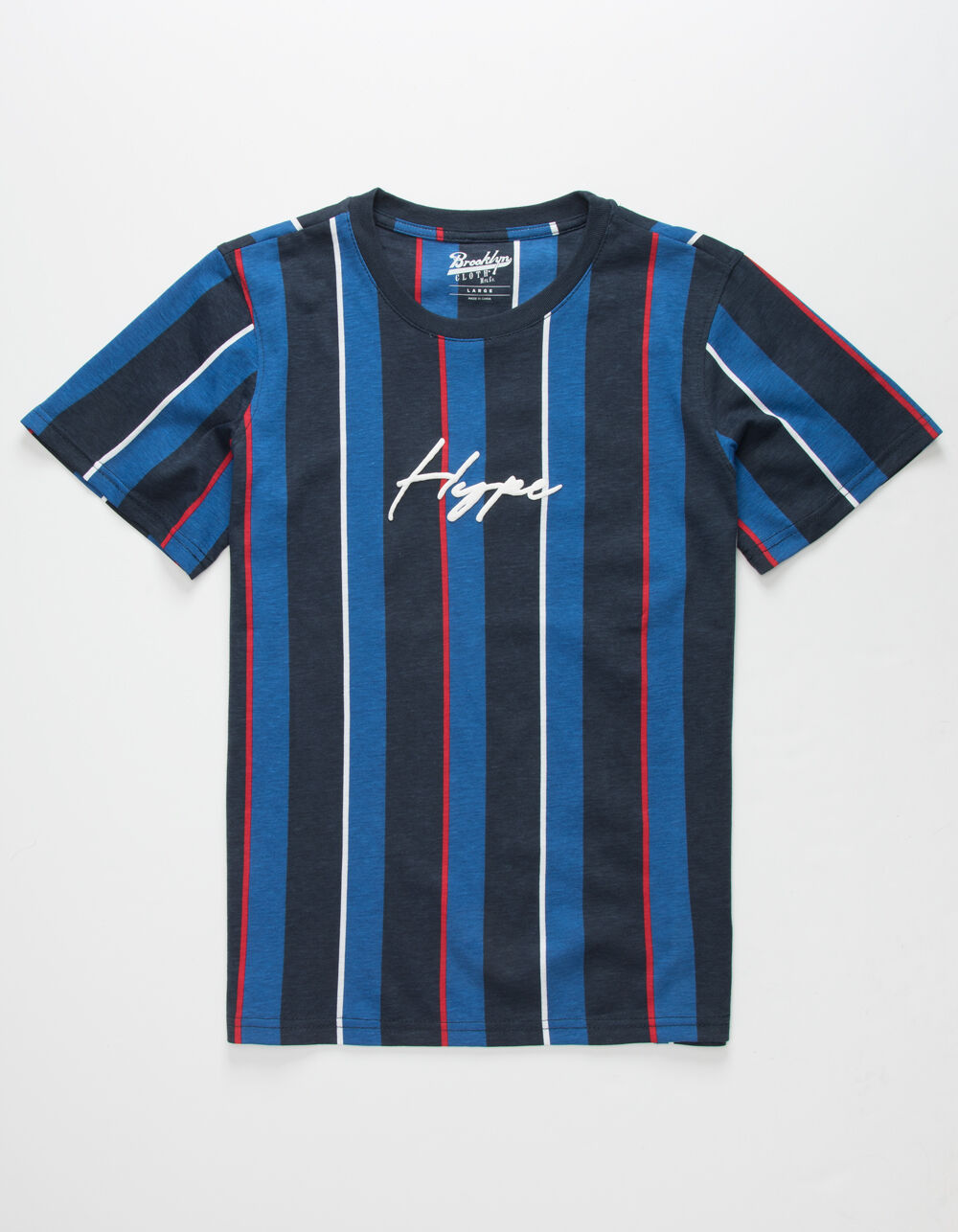 BROOKLYN CLOTH Hype Stripe Boys T-Shirt - BLUE | Tillys