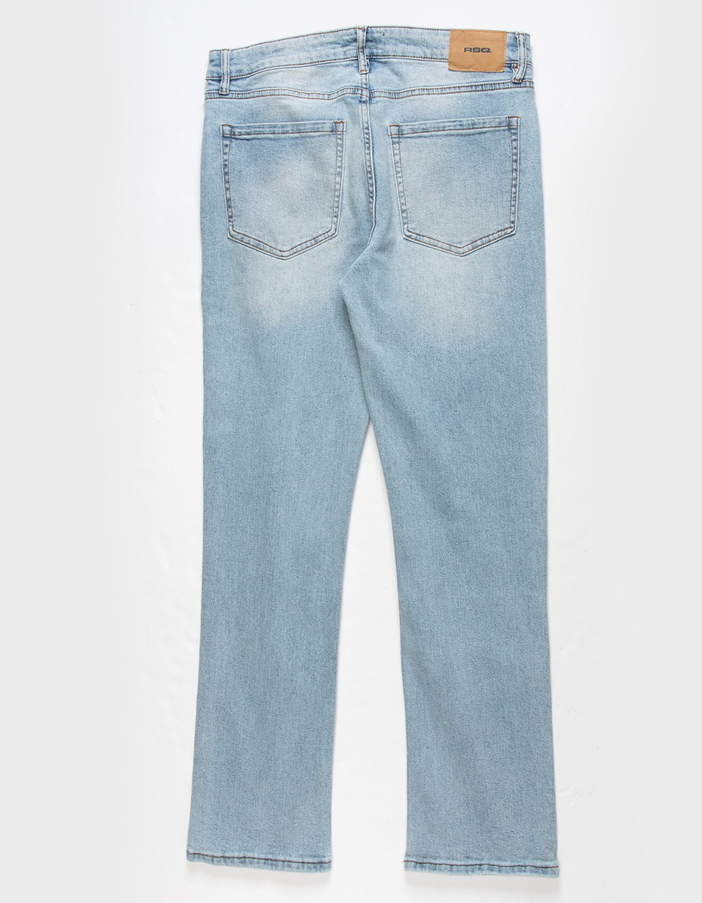 RSQ Mens Slim Straight Light Stone Denim Jeans - LT STONE