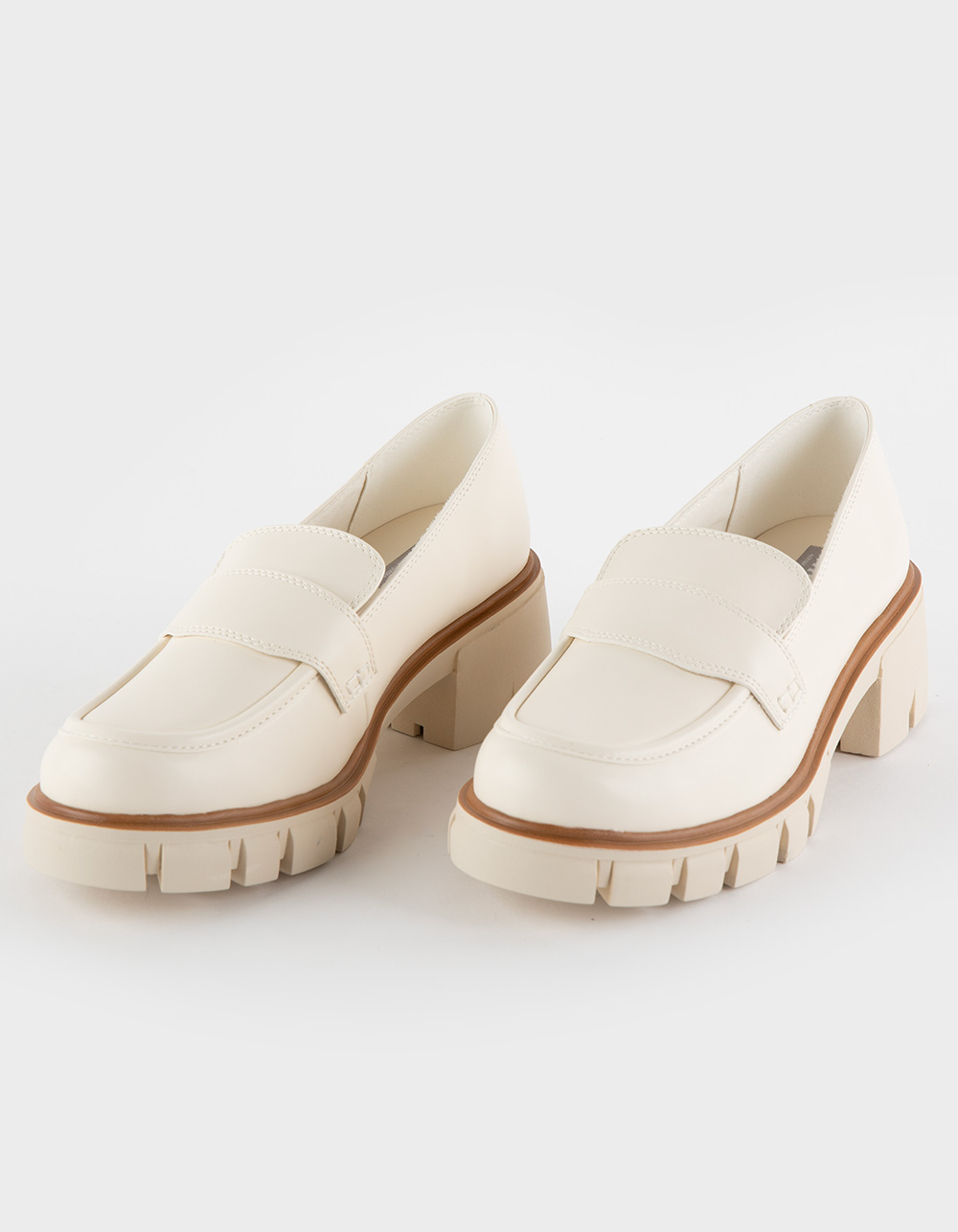 MIA Robbin Platform Womens Loafers - BONE