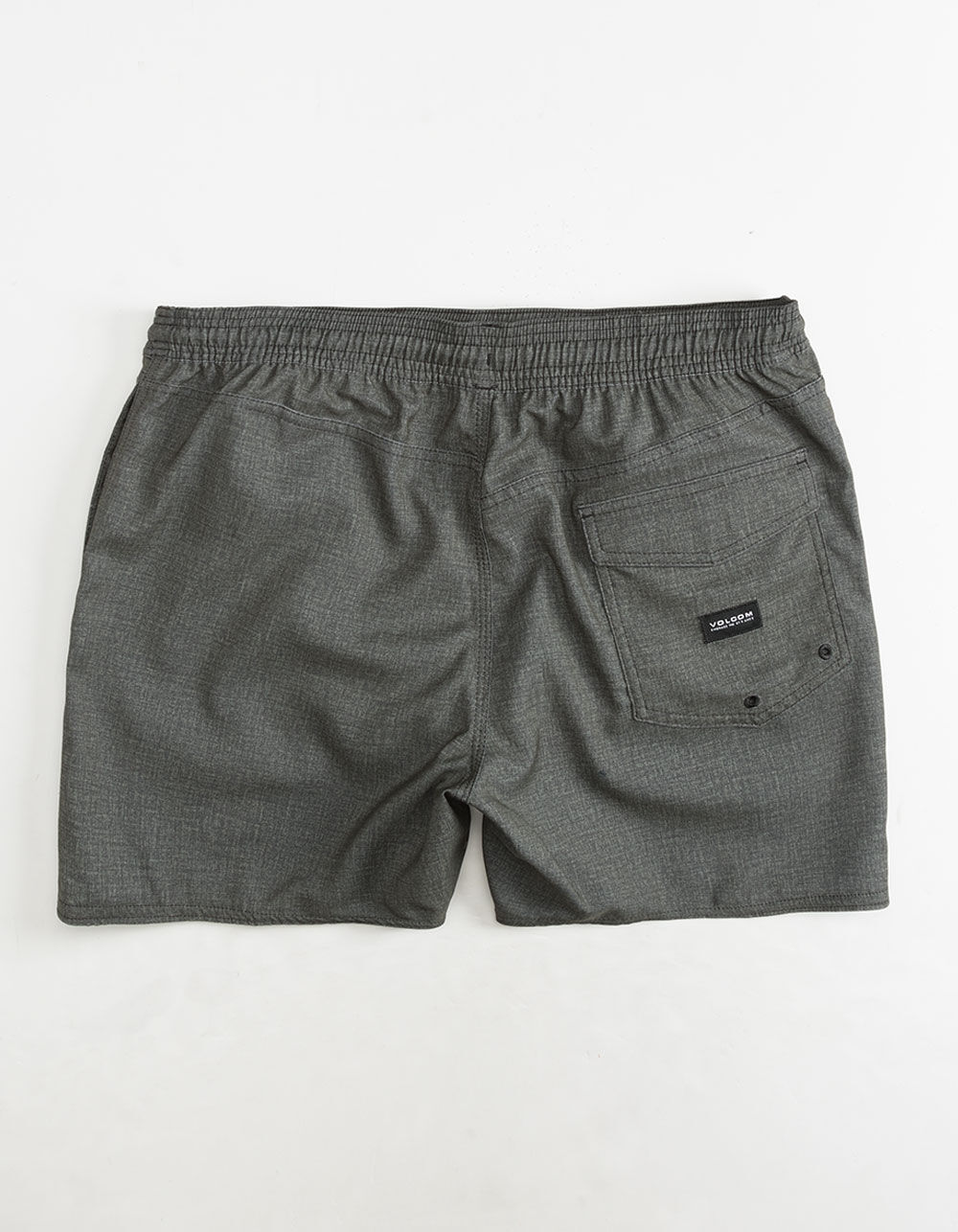 VOLCOM Lido Charcoal Mens Volley Shorts image number 1